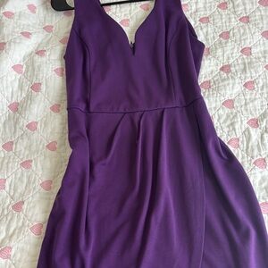 Elegant Purple Dress